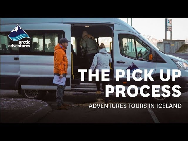 Arctic Adventures tour pickup process in Iceland